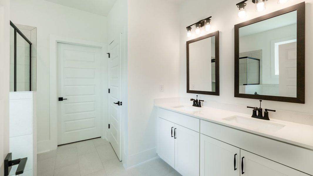 Representative furnished interior of a home built from the Hanover by D.R. Horton in The Village at Sandy Plains, Marietta (Image 8).