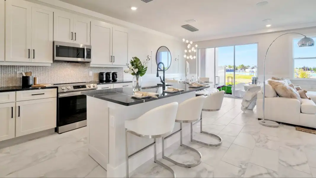 Furnished interior view inside a new home in Lagoon Residences at Epperson, Wesley Chapel (Image 5). Furnished interior view inside a new home in Lagoon Residences at Epperson, Wesley Chapel (Image 5).