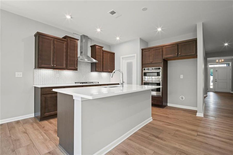 Furnished interior view inside a new home in Laurel Farms, Dallas (Image 6).