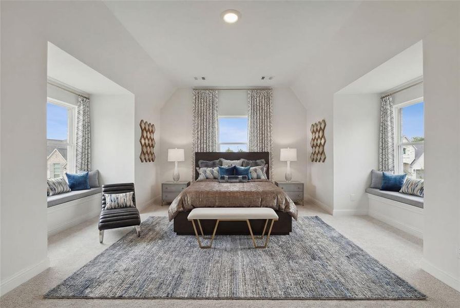 Furnished interior view inside a new home in Somercrest, Midlothian (Image 14).