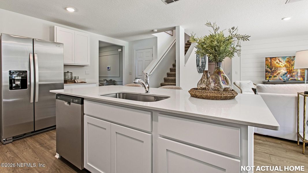 Furnished interior view inside a new home in Copes Landing, Jacksonville (Image 12).