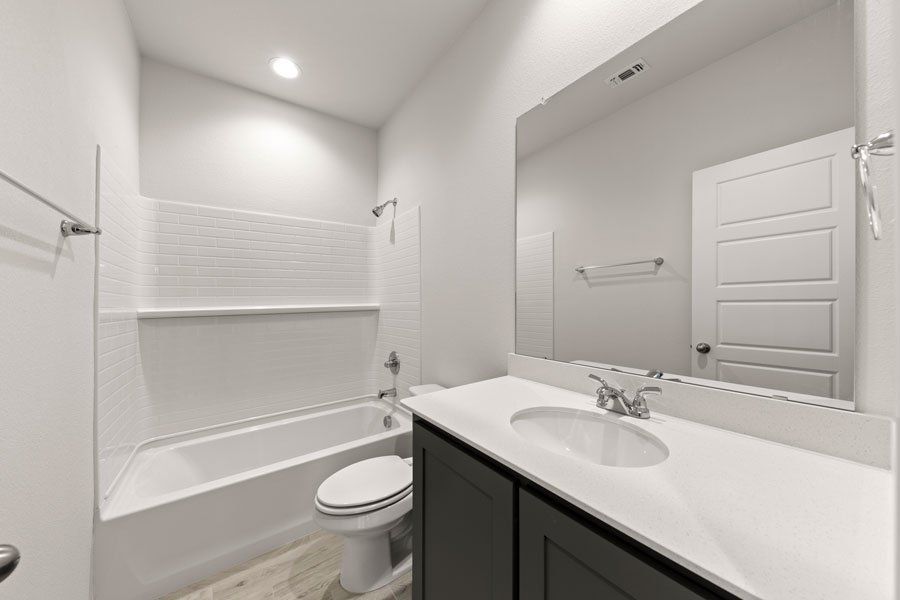 Representative exterior photo of a completed home built from the Mesquite by Impression Homes in Creekside Ranch, Blue Ridge, TX (Image 21). Representative exterior photo of a completed home built from the Mesquite by Impression Homes in Creekside Ranch, Blue Ridge, TX (Image 21).