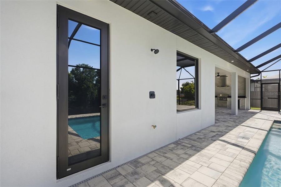 Exterior details and patio area of a home in , Cape Coral (Image 3).