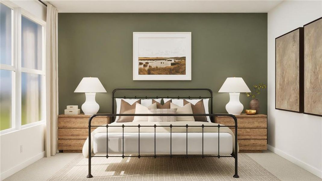 Furnished interior view inside a new home in Wellness Ridge: Classic Collection, Clermont (Image 14).