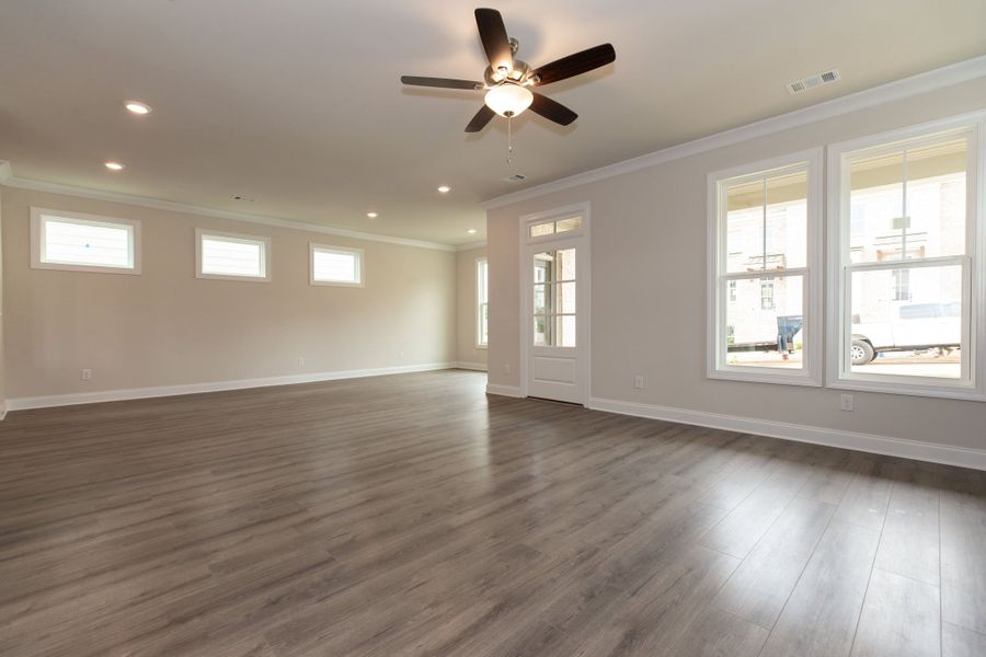 Representative unfurnished interior of a home built from the The Owens by The Providence Group in Waterhaven, Cumming (Image 35).