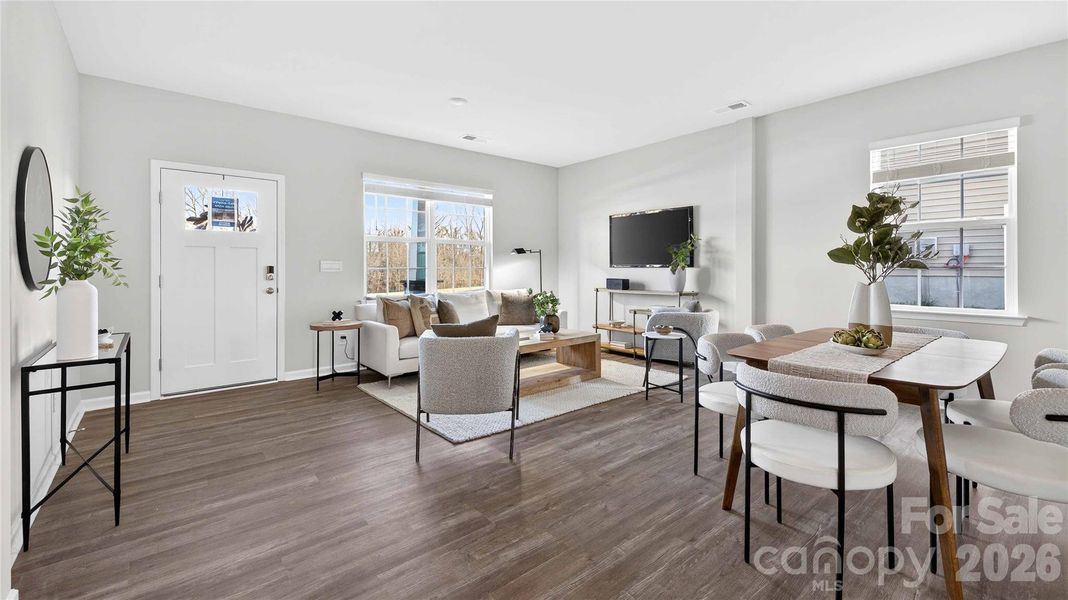 Furnished interior view inside a new home in Wallace Springs, Statesville (Image 16). Furnished interior view inside a new home in Wallace Springs, Statesville (Image 16).