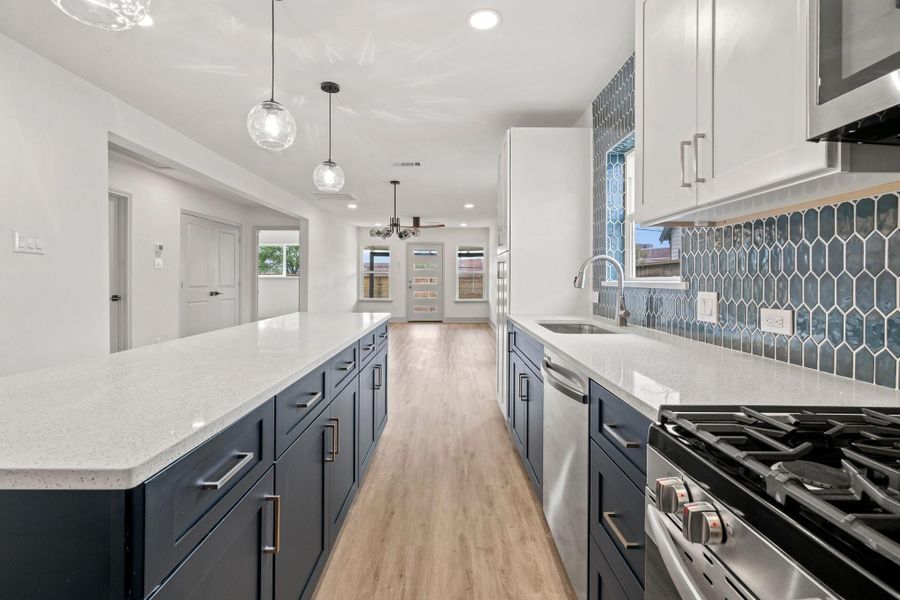 Furnished interior view inside a new home in , Houston (Image 4).