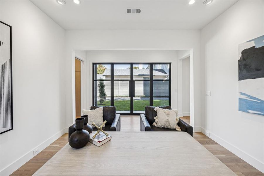 Furnished interior view inside a new home in , Dallas (Image 29).