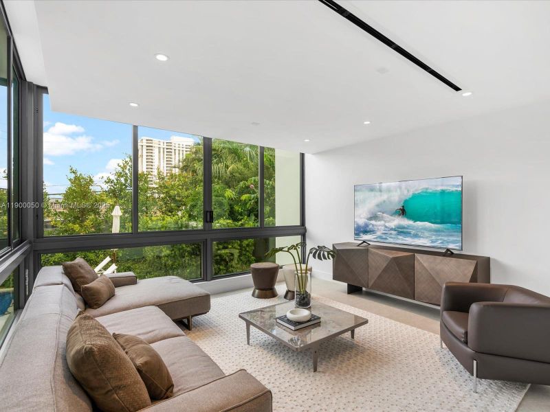 Furnished interior view inside a new home in , Miami Shores (Image 38).