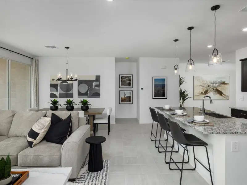 The Leslie floorplan modeled at Anthem at Merrill Ranch