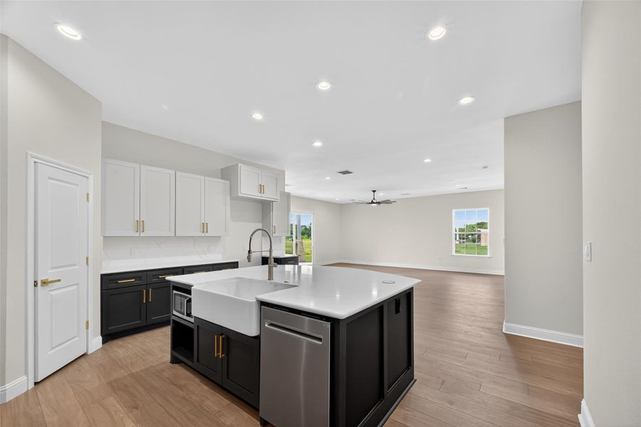 Furnished interior view inside a new home in , Hitchcock (Image 4).