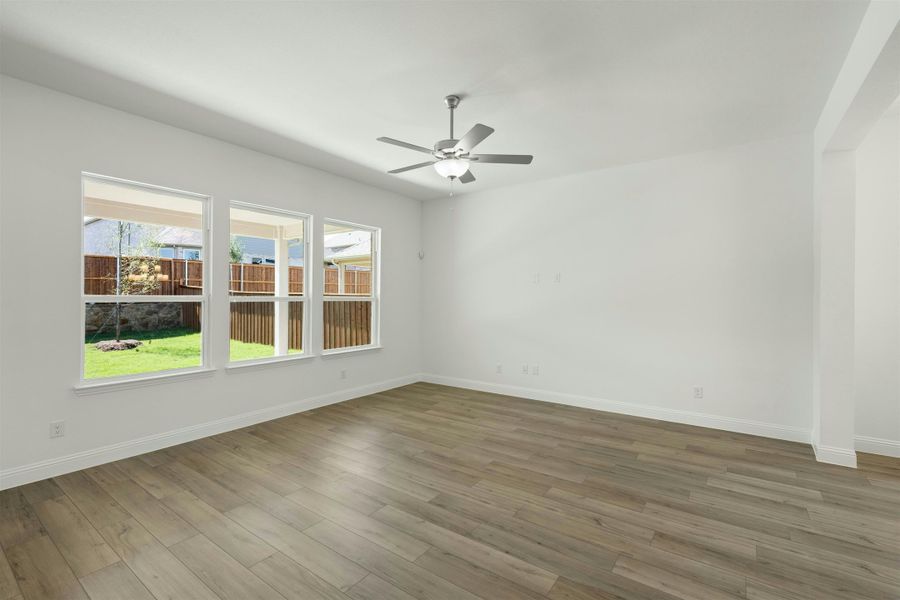 Representative unfurnished interior of a home built from the Cherry by Kindred Homes in Westside Preserve, Midlothian (Image 47).