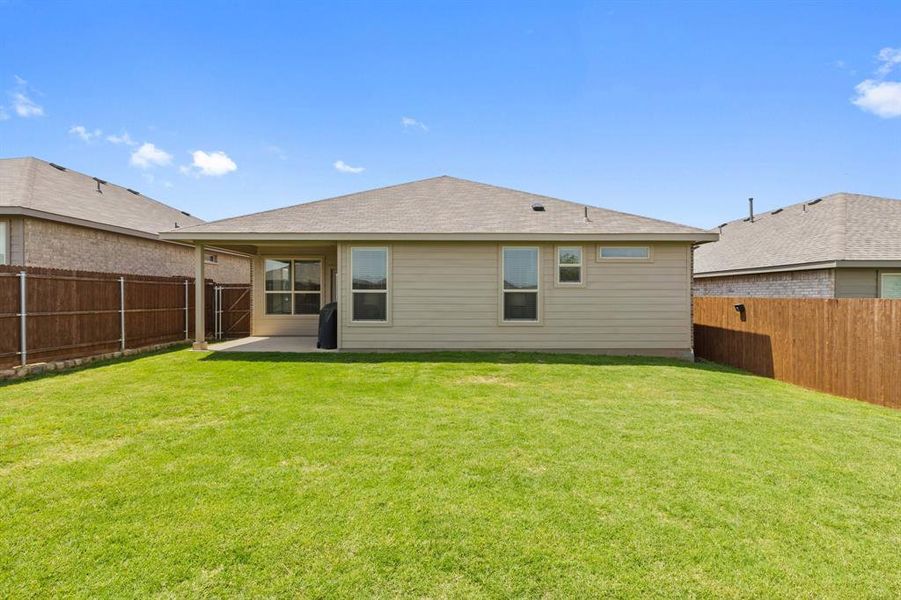 Backyard featuring wood fencing providing you with privacy Backyard featuring wood fencing providing you with privacy