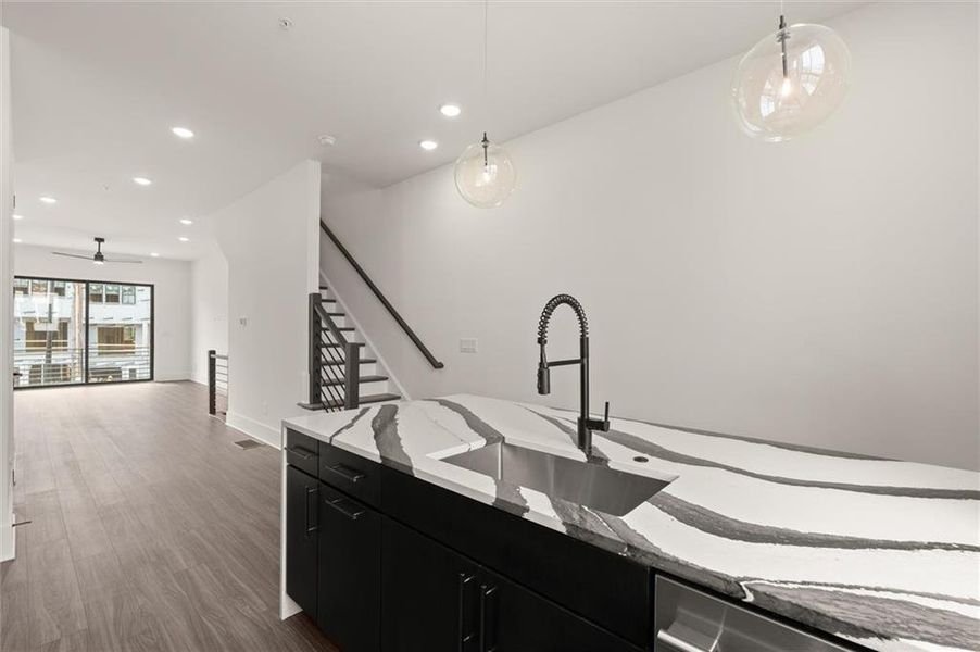 Furnished interior view inside a new home in , Alpharetta (Image 13).