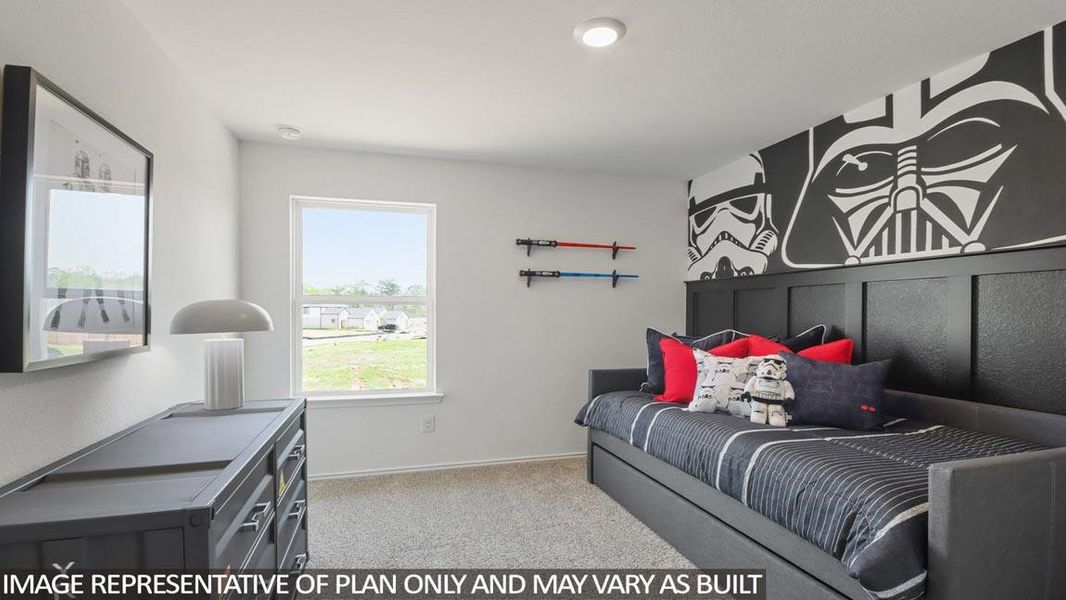 Furnished interior view inside a new home in Venetian Pines, Conroe (Image 8).