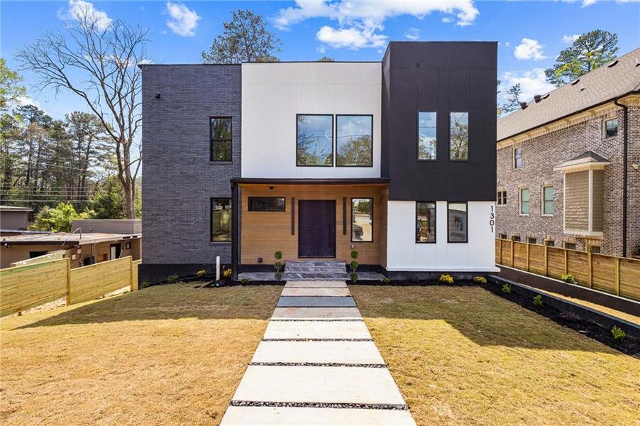 Exterior details and patio area of a home in , Atlanta (Image 15). Exterior details and patio area of a home in , Atlanta (Image 15).
