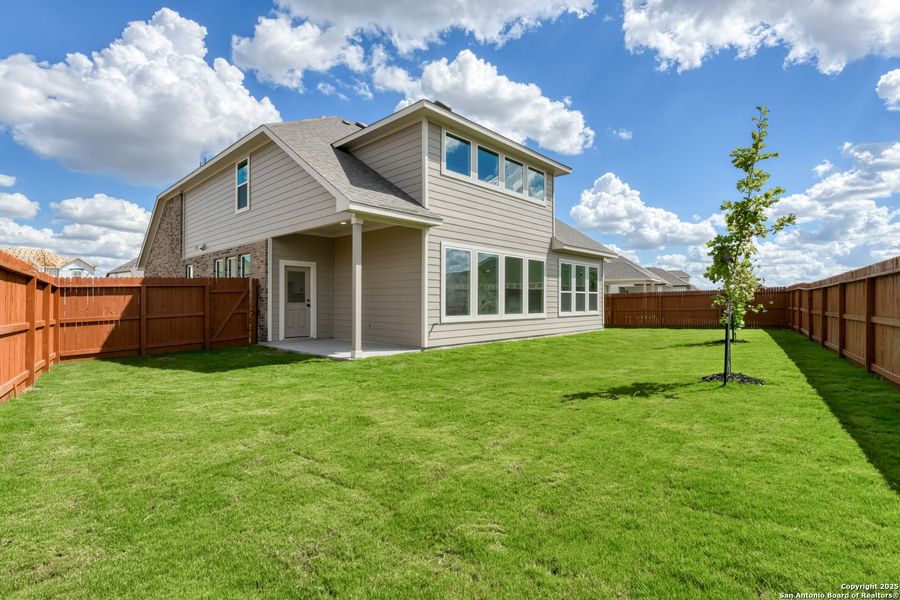Exterior details and patio area of a home in Megan's Landing 50's, Castroville (Image 3). Exterior details and patio area of a home in Megan's Landing 50's, Castroville (Image 3).