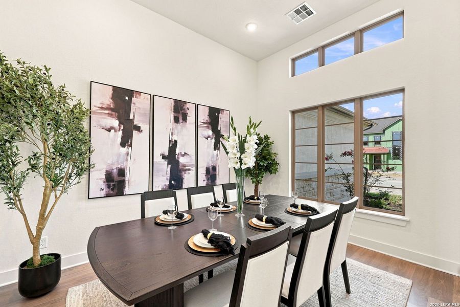 Furnished interior view inside a new home in Shavano Highlands, San Antonio (Image 11).