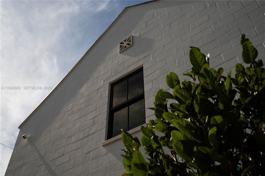 Exterior details and patio area of a home in , Miami (Image 21). Exterior details and patio area of a home in , Miami (Image 21).