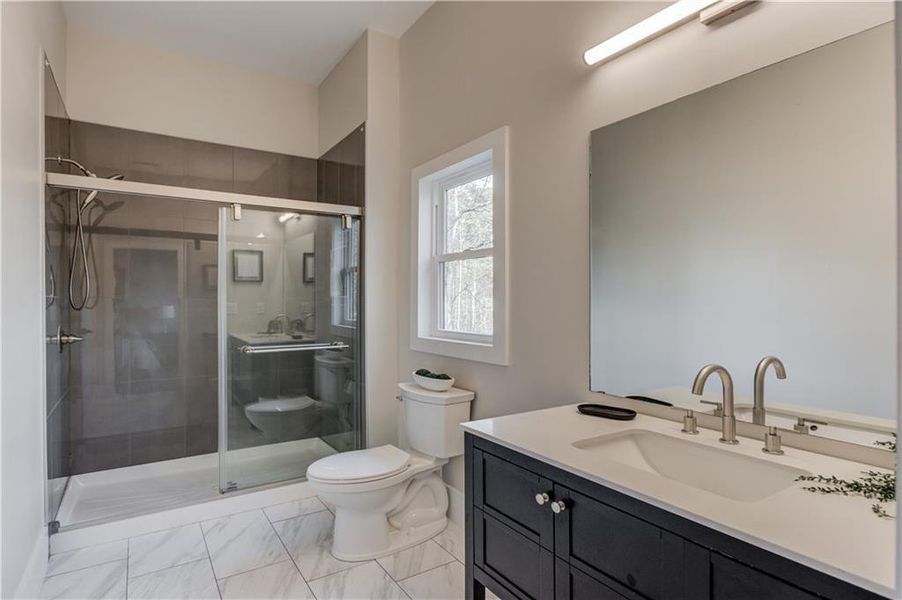 Furnished interior view inside a new home in , Suwanee (Image 31).