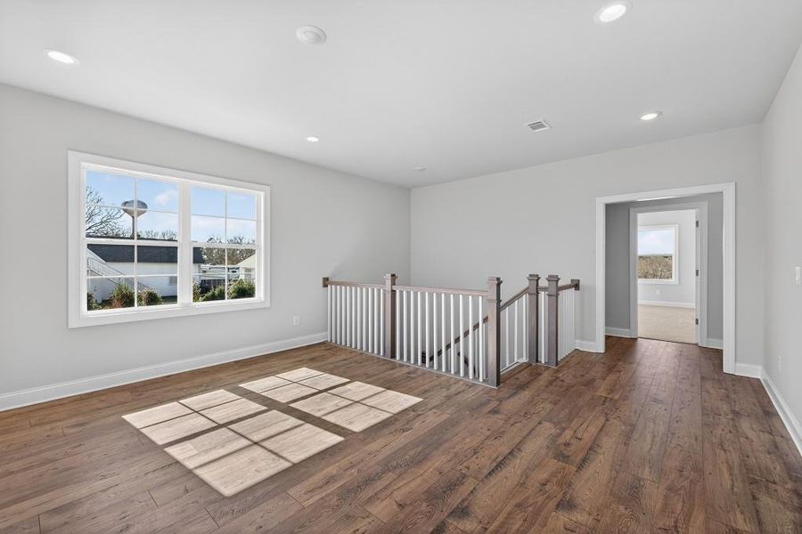 Spacious, unfurnished interior of a new home in Hemingway, Flowery Branch (Image 38). Spacious, unfurnished interior of a new home in Hemingway, Flowery Branch (Image 38).