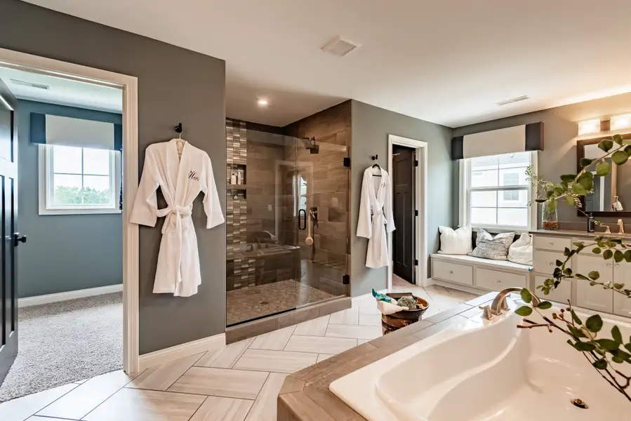 Representative furnished interior of a home built from the Paxton by Fischer Homes in Leeland Farms, Fuquay Varina (Image 12).