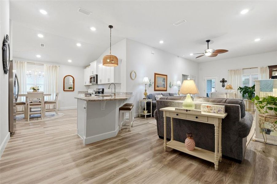 Furnished interior view inside a new home in , Lake City (Image 13).