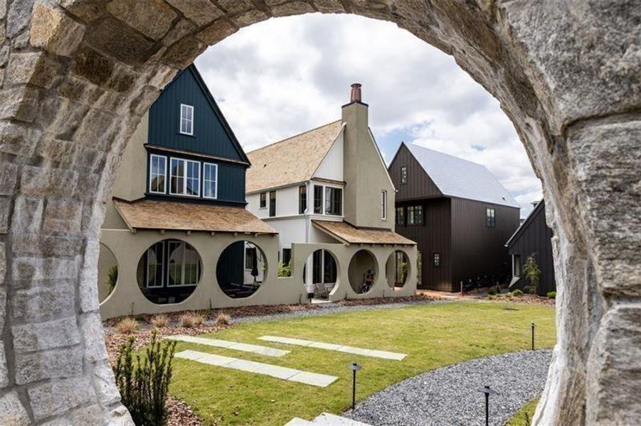 Front exterior of a new home in , Fayetteville, GA, highlighting curb appeal (Image 7).