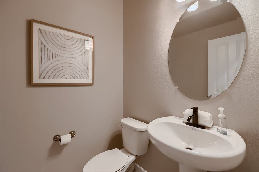 Powder Room | Biscayne | Spring Valley | New Homes In Longmont, CO By Landsea Homes