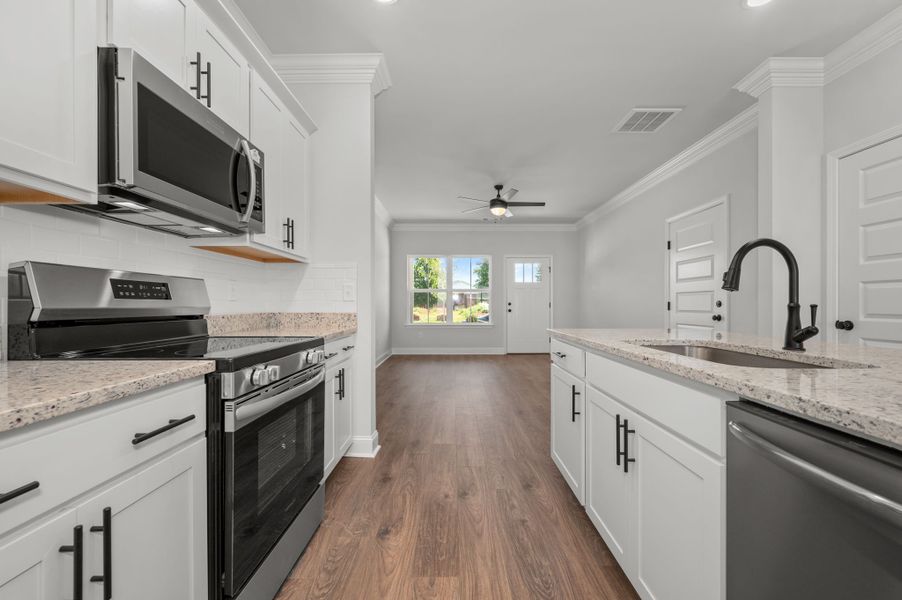 Furnished interior view inside a new home in Saddlebrook, Murfreesboro (Image 12).