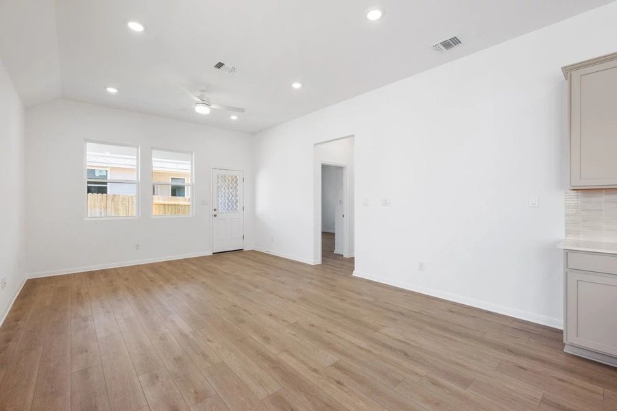 Family Room and Dining Area