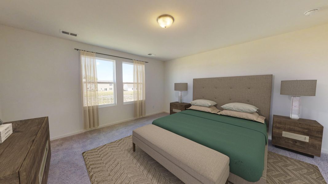 Furnished interior view inside a new home in Watson Hill, Summerville (Image 4).