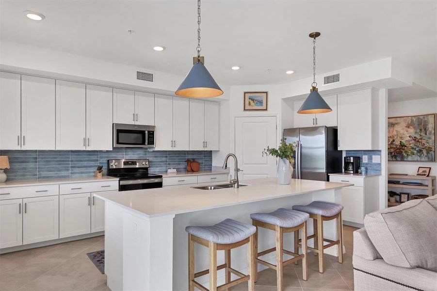 Furnished interior view inside a new home in , Venice (Image 10).