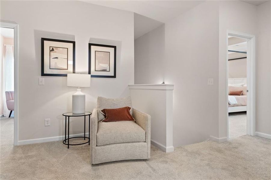 Furnished interior view inside a new home in Evergreen at Lakeside, Temple (Image 38).