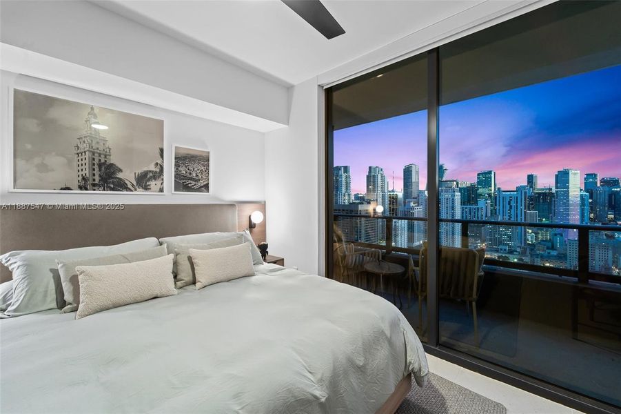 Furnished interior view inside a new home in , Miami (Image 9).