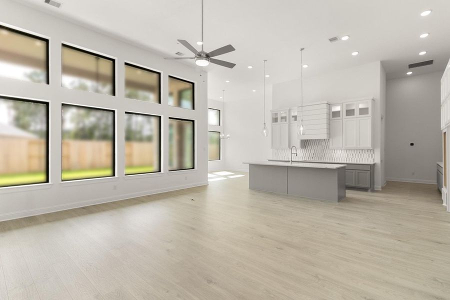 Spacious, unfurnished interior of a new home in The Highlands - 65', Porter (Image 17). Spacious, unfurnished interior of a new home in The Highlands - 65', Porter (Image 17).