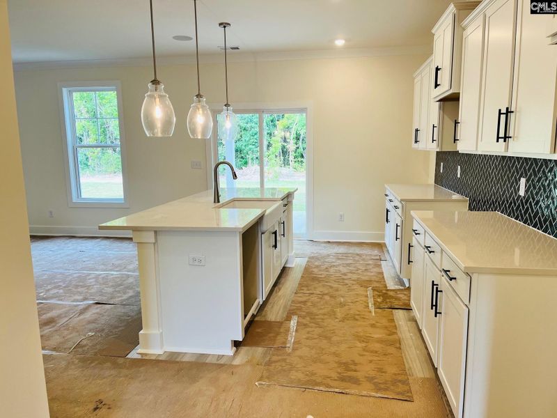 In-progress construction of a new home in Blythewood Farms, Blythewood, SC (Image 44).