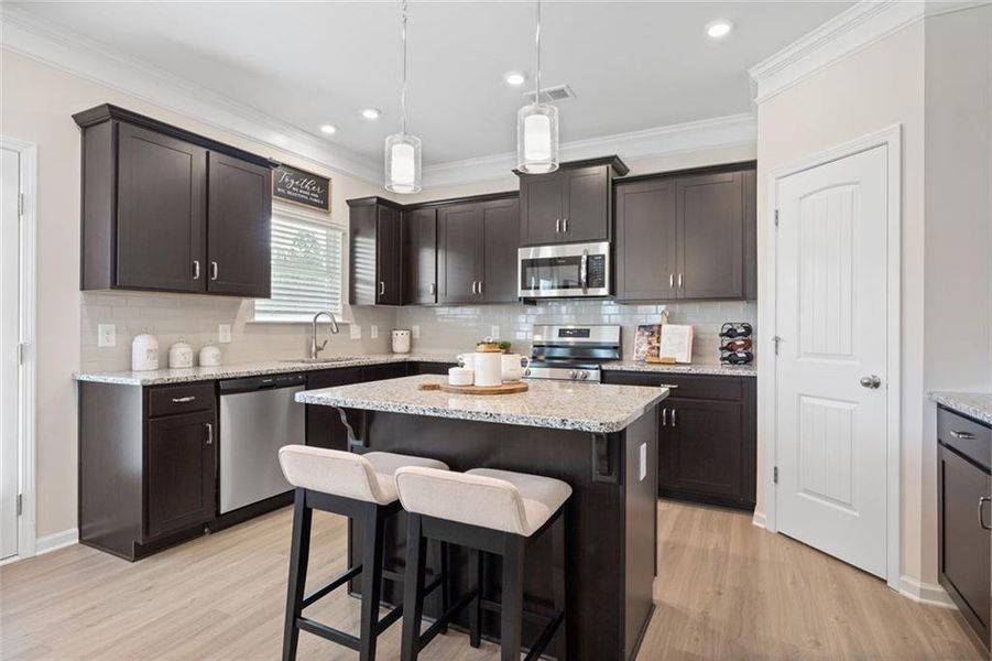 Furnished interior view inside a new home in Hawks View, Ringgold (Image 6).