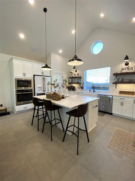 Furnished interior view inside a new home in Centennial Oaks, Santa Fe (Image 18).