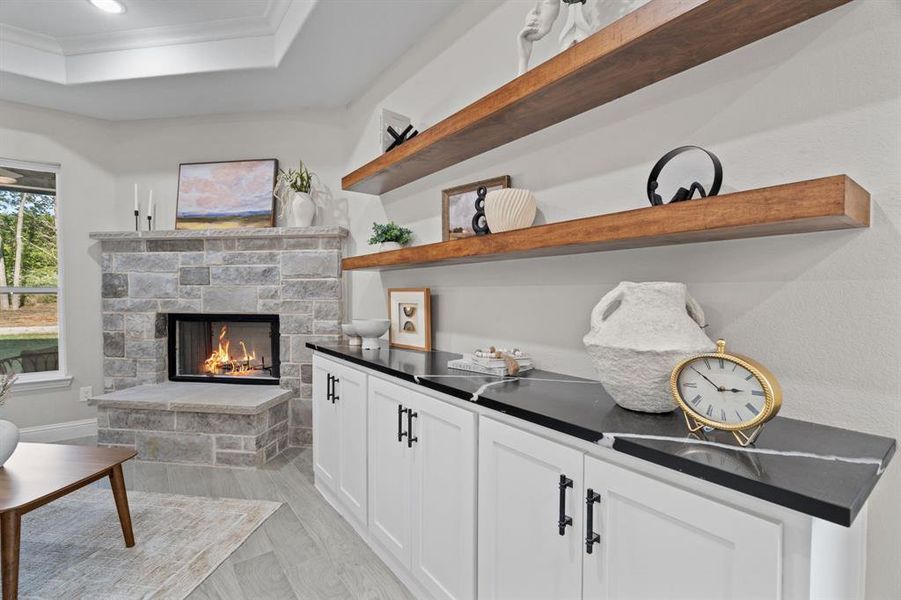 Furnished interior view inside a new home in , Gainesville (Image 8). Furnished interior view inside a new home in , Gainesville (Image 8).