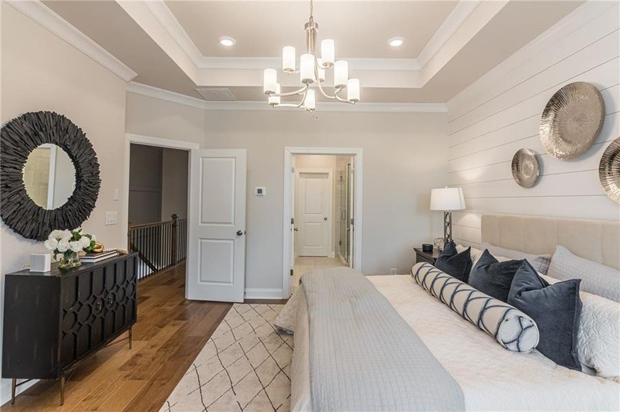 Furnished interior view inside a new home in Waterside, Peachtree Corners (Image 12).