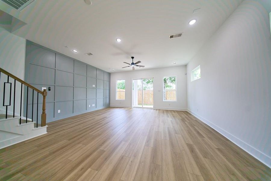 Spacious, unfurnished interior of a new home in , Houston (Image 12). Spacious, unfurnished interior of a new home in , Houston (Image 12).