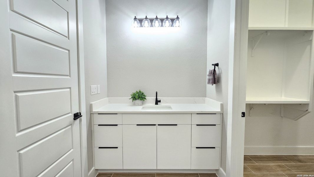 Furnished interior view inside a new home in , Adkins (Image 15).