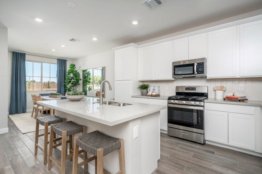 Representative furnished interior of a home built from the 2 by Risewell Homes in Bella Storia, Gilbert (Image 8). Representative furnished interior of a home built from the 2 by Risewell Homes in Bella Storia, Gilbert (Image 8).