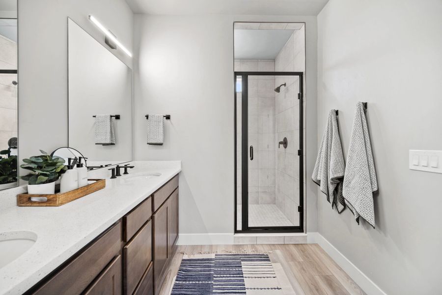 Furnished interior in a model home at Pony Park in Colorado Springs (Image 6).