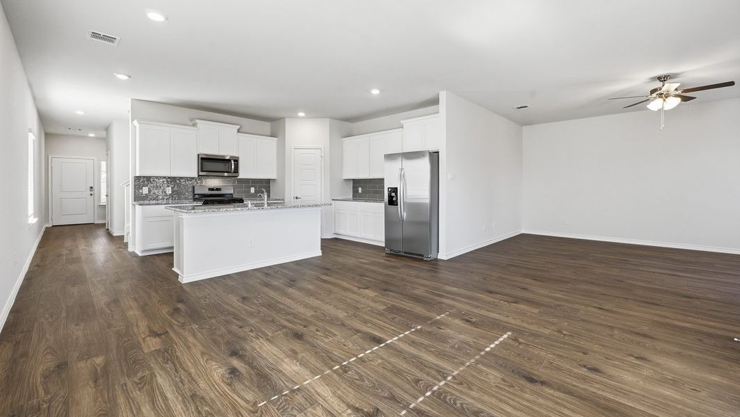 Representative unfurnished interior of a home built from the Sage by D.R. Horton in Silverado, Aubrey (Image 7).