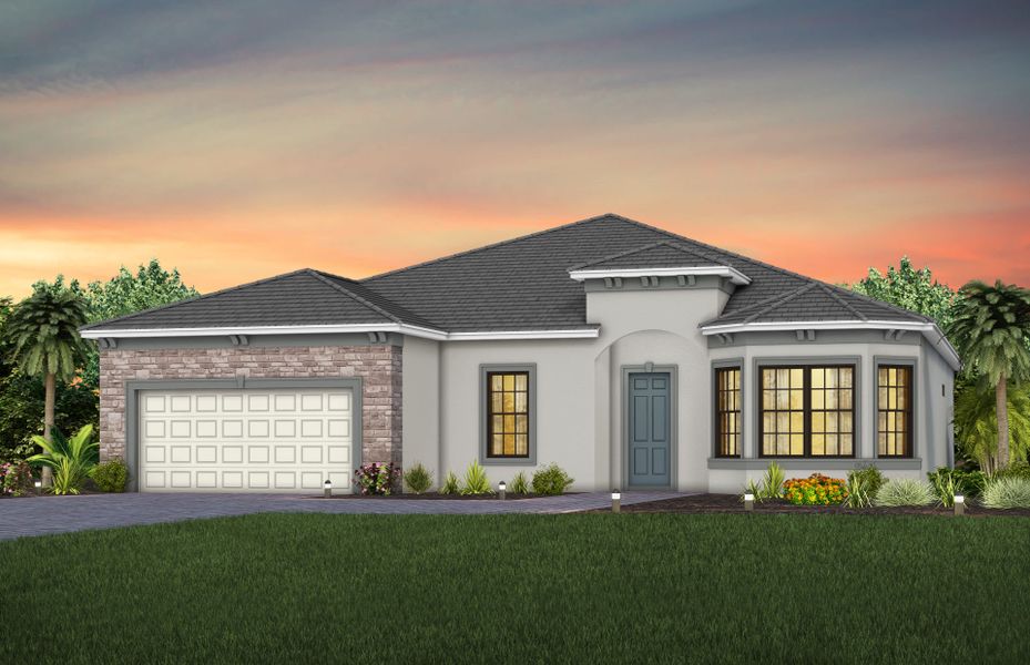 Exterior FM3 with stone