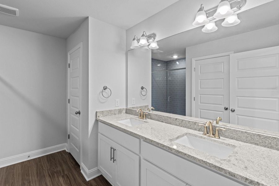 Primary bathroom Primary bathroom