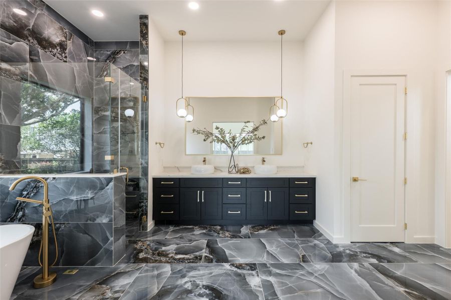 Furnished interior view inside a new home in , Houston (Image 12).