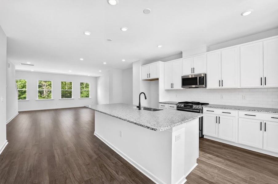 Furnished interior view inside a new home in Silverstone, Knightdale (Image 10).